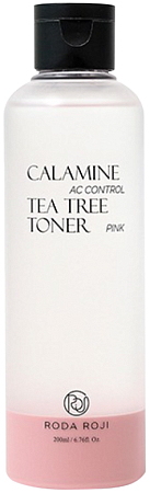 RodaRoji~Противовоспалительный тонер с каламином для жирной кожи~Calamine AС Control Tea Tree Toner